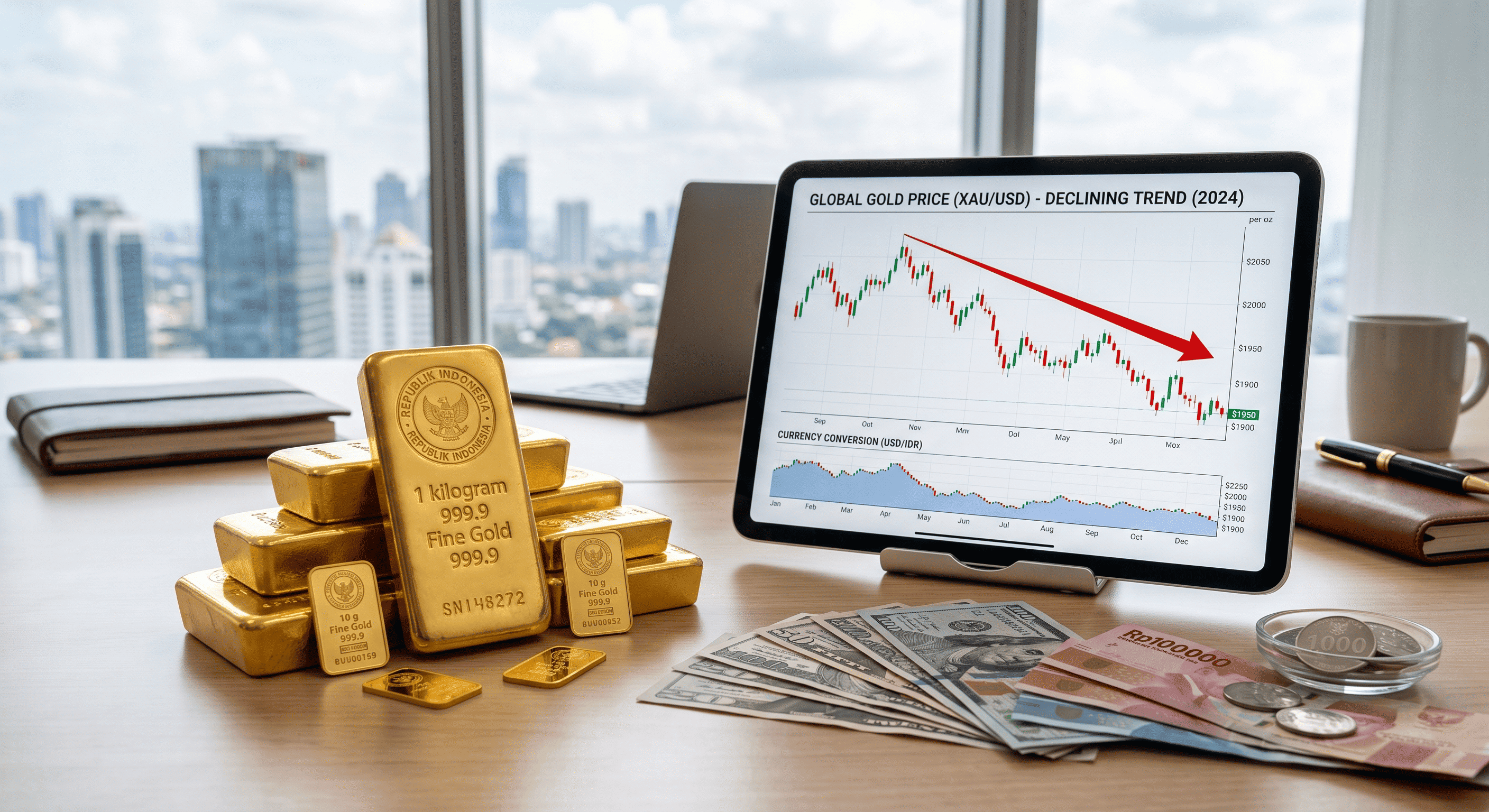 Kenapa Harga Emas Dunia Bisa Turun, Tapi Harga Emas di Indonesia Tetap Mahal?